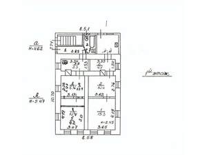1-к квартира, вторичка, 32м2, 1/1 этаж